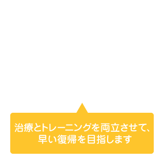 スポーツ障害、怪我